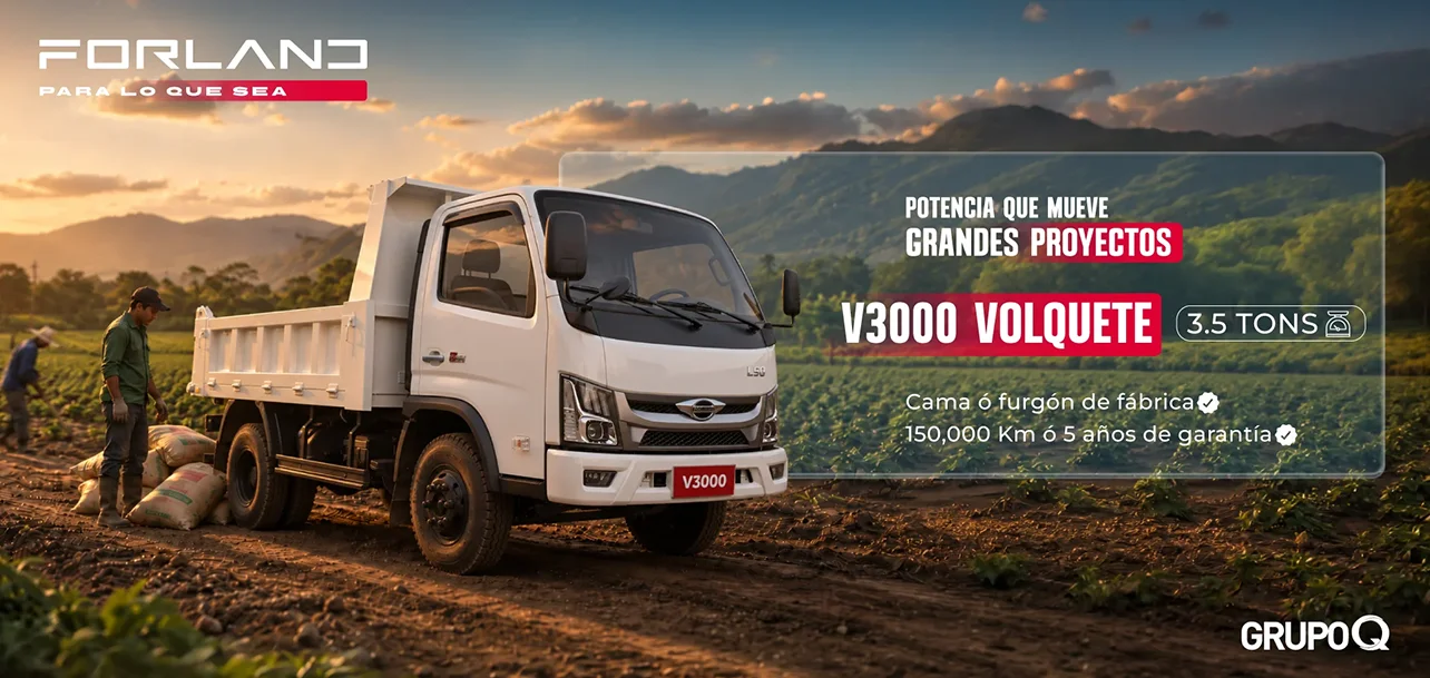 Forland V3000 VOLQUETE - 3 TON - FORLAND PARA LO QUE SEA - GRUPO Q
