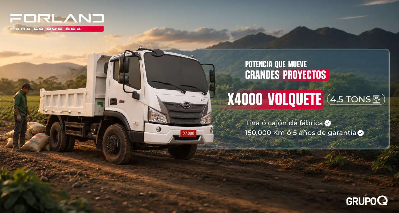 Forland X4000 VOLQUETE - 4 TON - FORLAND PARA LO QUE SEA - GRUPO Q