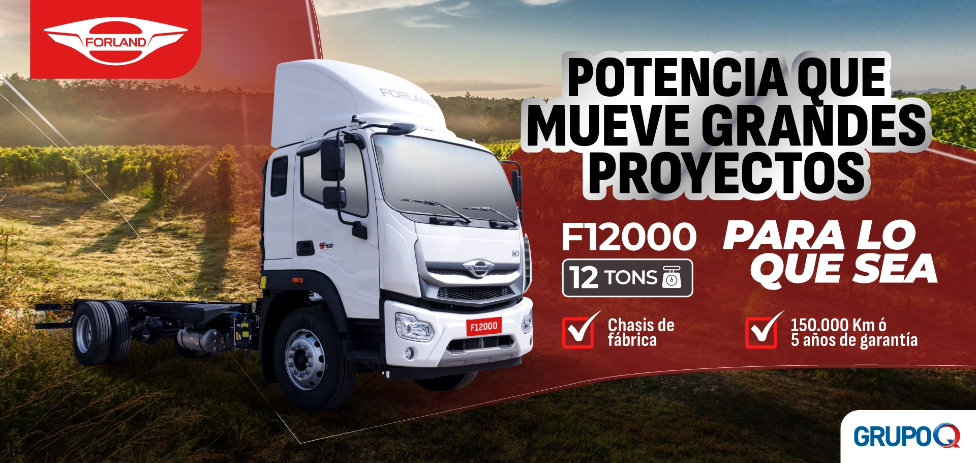 NUEVO Forland F12000 Nicaragua - Para lo que sea - Capacidad de carga 12 TON - Cummins - Garantía 5 años o 150000 km - Grupo Q