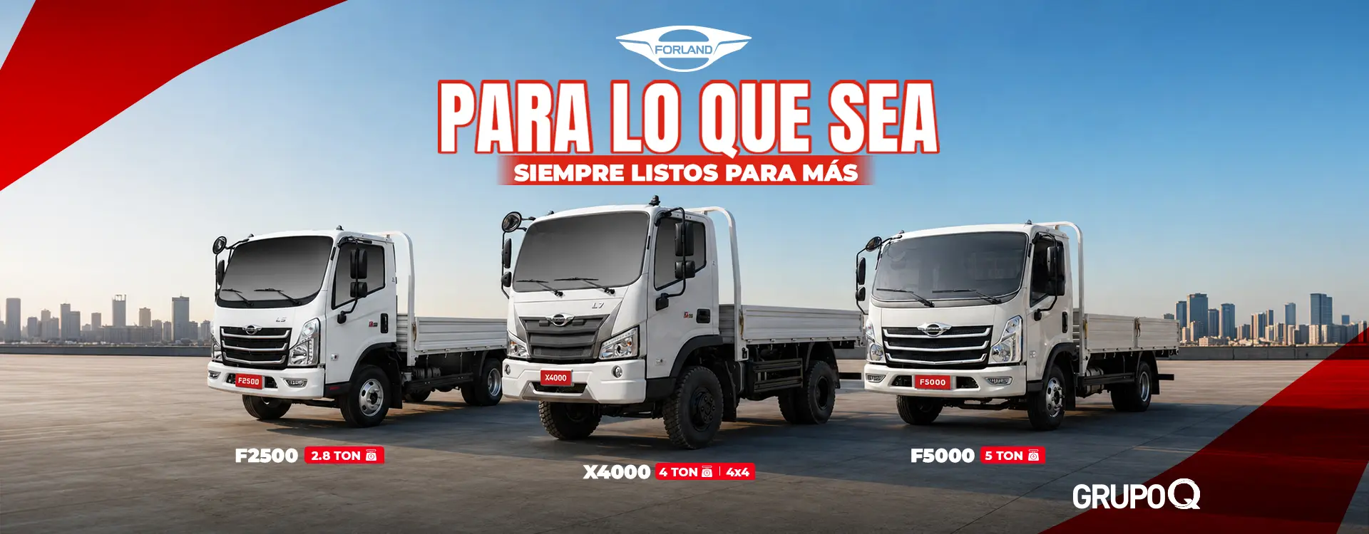 Para lo que sea, Siempre listos para más - Forland Nicaragua